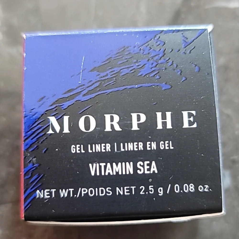 Morphe Blue Vitamin Sea Solid Gel 24-Hour Eyeliner Waterproof, 2.5g / 0.08 oz.